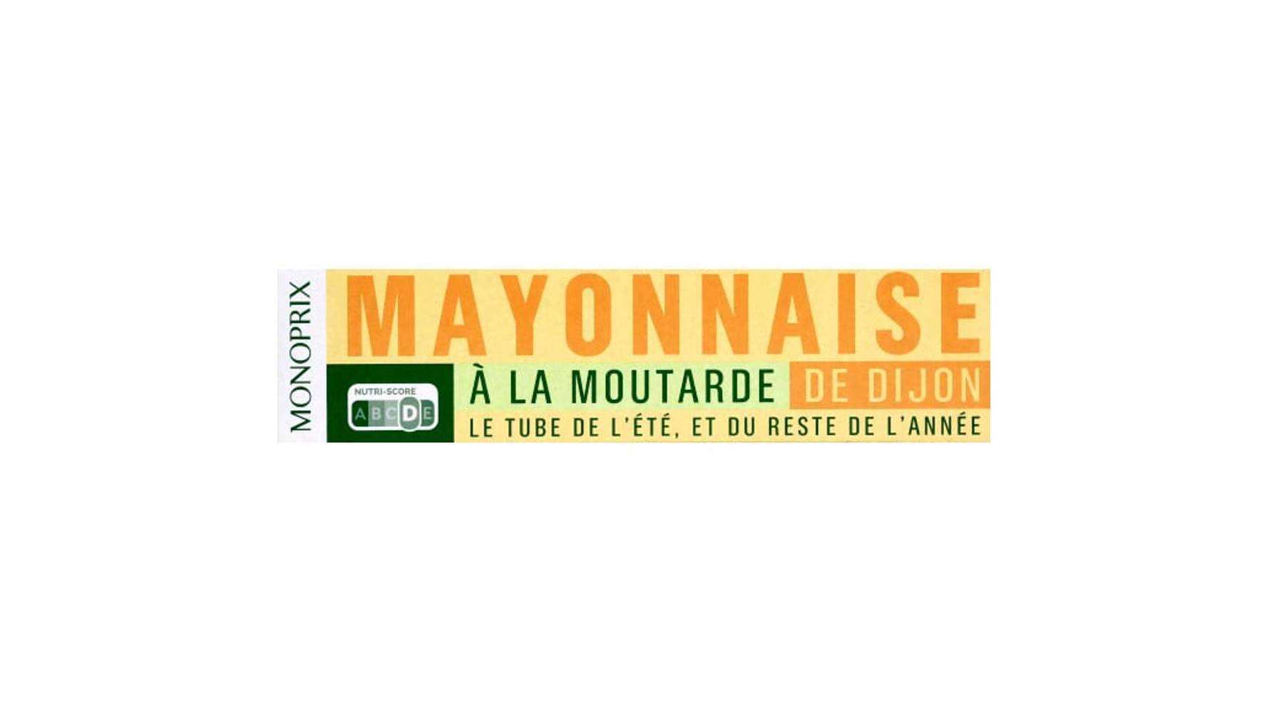 Monoprix - Mayonnaise à la moutarde de Dijon