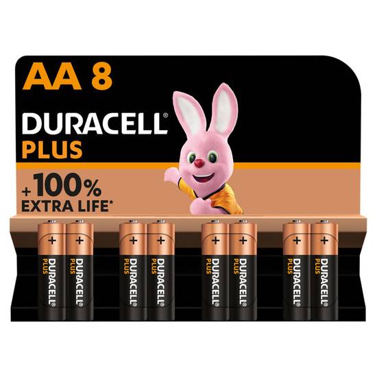 Duracell Plus AA 8 Battery Pack