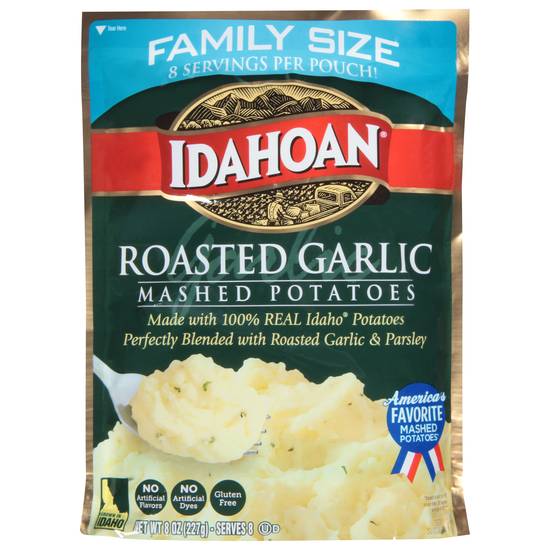 Idahoan Roasted Garlic Mashed Potatoes Family Size