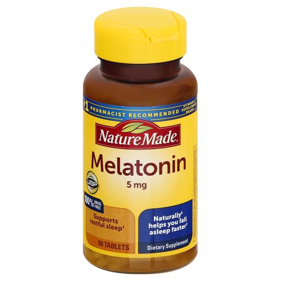Nature Made Melatonin 5 mg Tablets