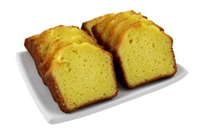Lemon Loaf Cake Slices 10 Count - Ea