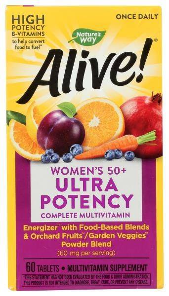Nature's Way Alive! Women's 50+ Ultra Potency Multivitamin (60 capsules)