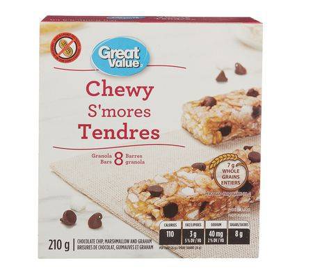 Great Value Chewy S'mores Granola Bars (8 units)