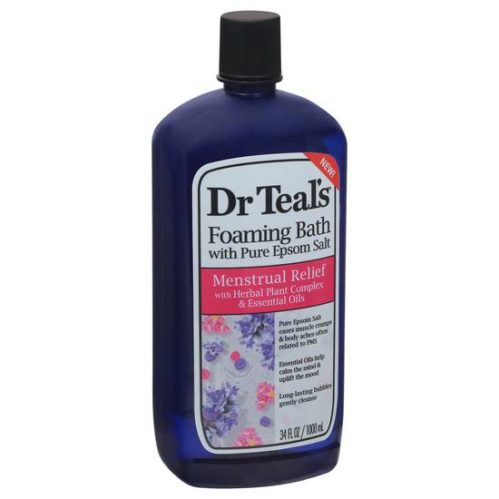 Dr Teal's Menstrual Relief Foaming Bath With Pure Epsom Salt