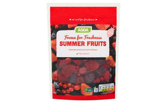 Asda Summer Fruits 500g