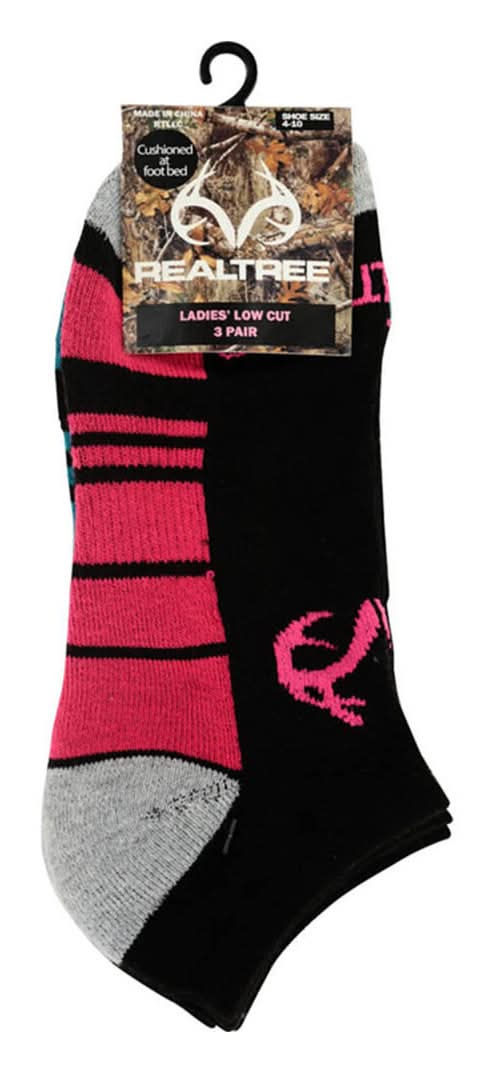 Realtree Low Cut Socks For Ladies 3 Pairs