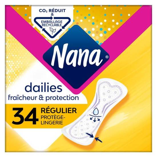 Protège slips fraîcheur Nana x34