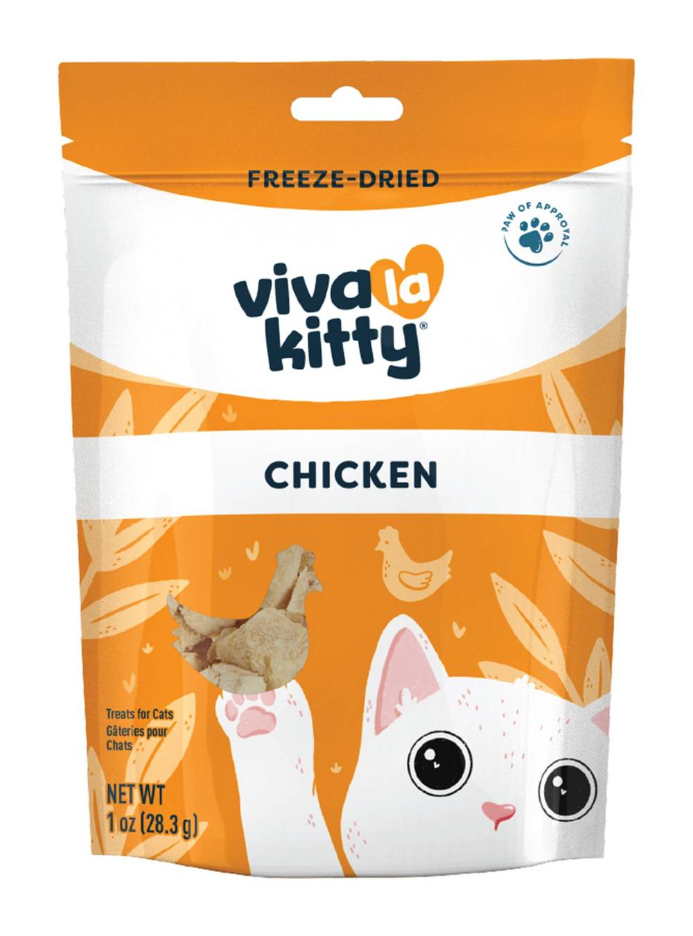 Viva La Kitty Freeze Dried Cat Treat, Chicken (1 oz)