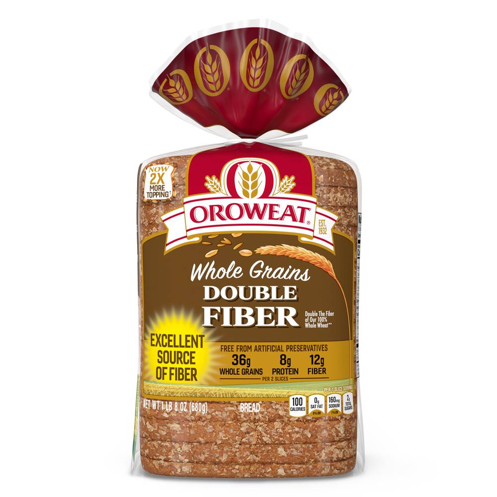 Oroweat Whole Grains Double Fiber Bread (1.5 lbs)