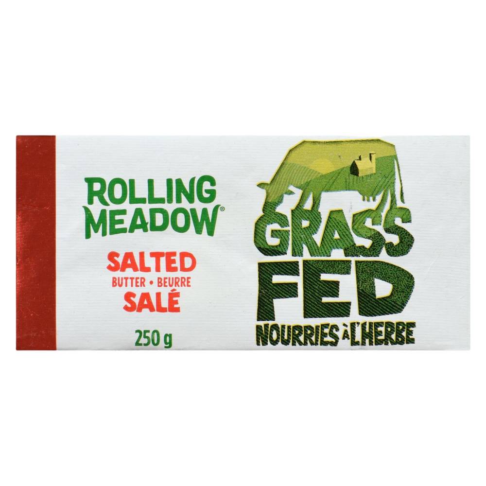 Rolling Meadow Salted Grass-Fed Butter (250 grams)