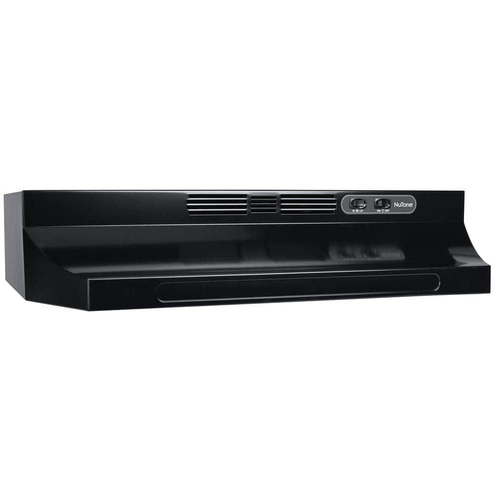 Broan-Nutone Rl6200 Series 30 In. Ductless Under Cabinet Range Hood With Light In Black