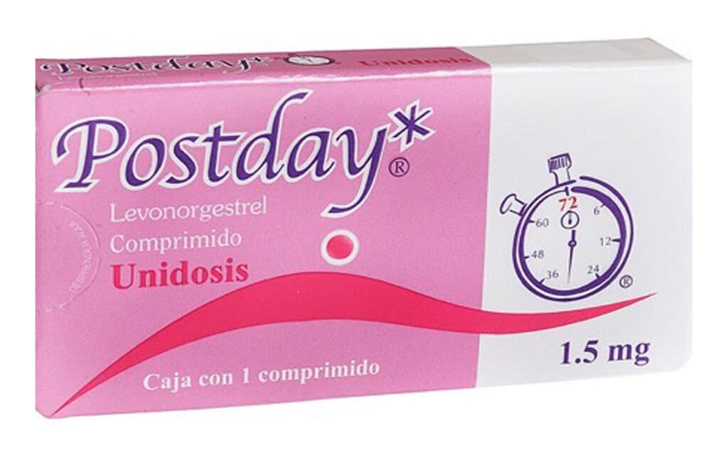 Postday · Levonorgestrel 1.5 mg comprimido