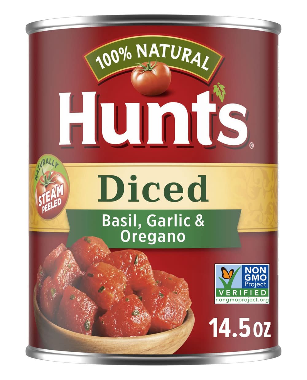Hunt's Diced Tomatoes With Basil Garlic & Oregano (14.5 oz)