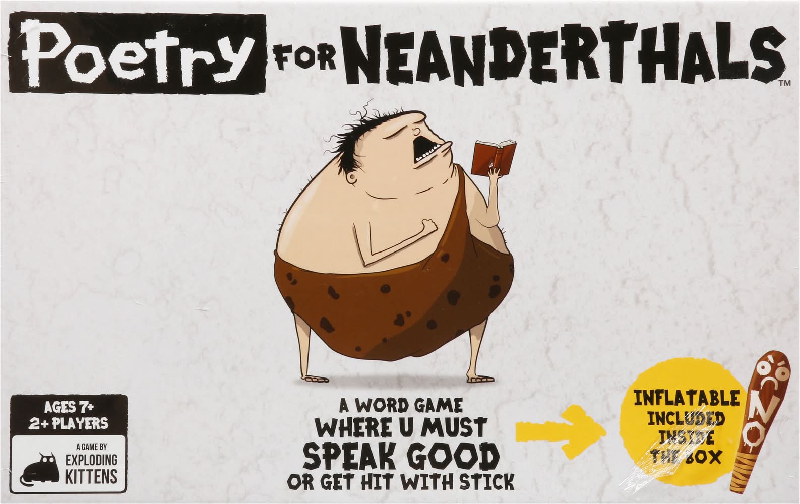 Exploding Kittens Poetry For Neanderthals Word Game