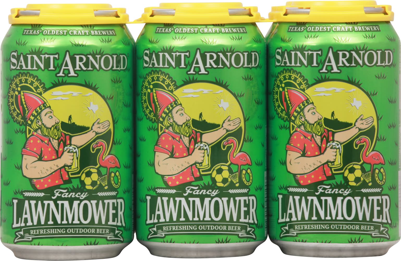 Saint Arnold Brewing Company Fancy Lawnmower Domestic Kolsch Style Ale Beer (6 x 12 fl oz)
