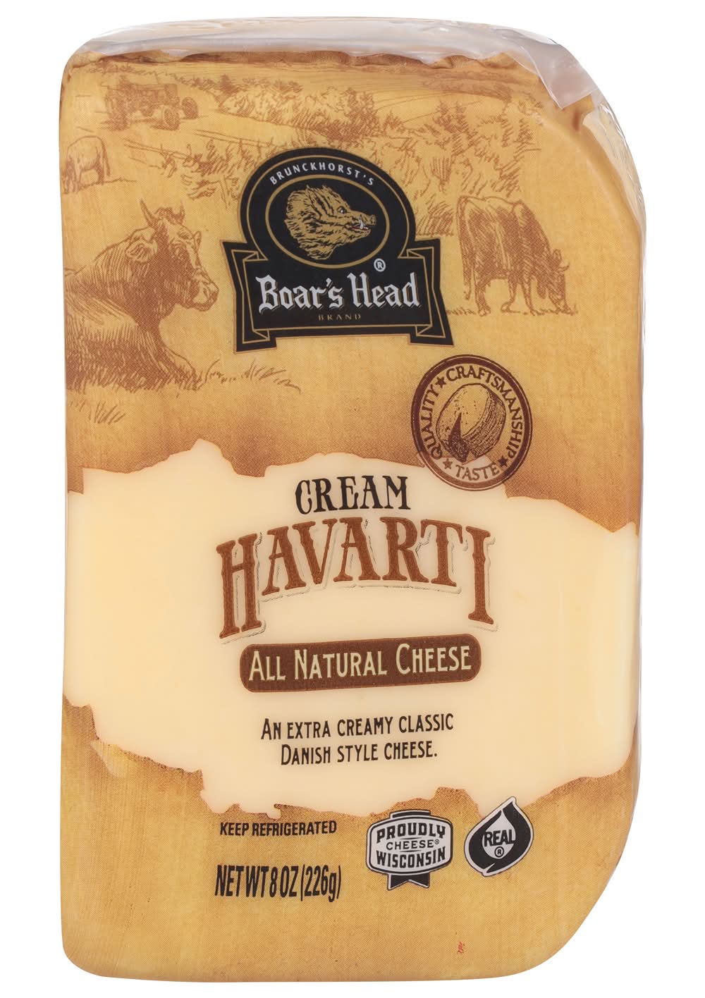 Boar's Head Cream Havarti Cheese (8 oz)