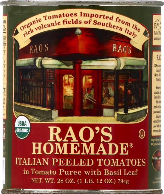 Rao's Homemade Organic Italian Peeled Tomatoes (28 oz)