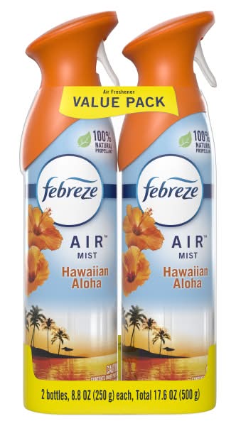Febreze® AIR Freshener, Hawaiian Aloha, 17.6 Oz, Pack Of 2