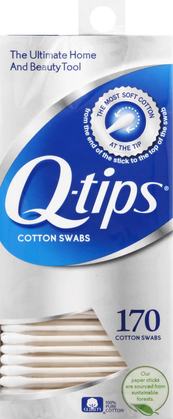 Q-Tips Cotton Swabs (170 ct)
