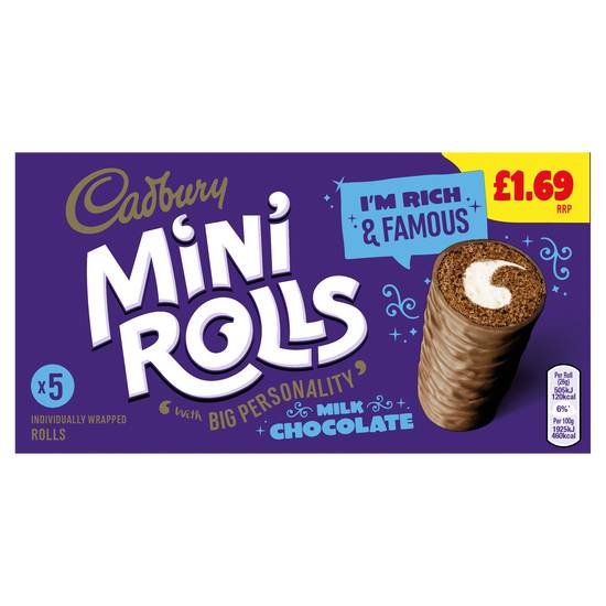 Cadbury Choc Mini Rolls (5 S)