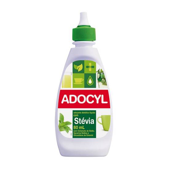 Adocyl adoçante líquido stevia (80 ml)