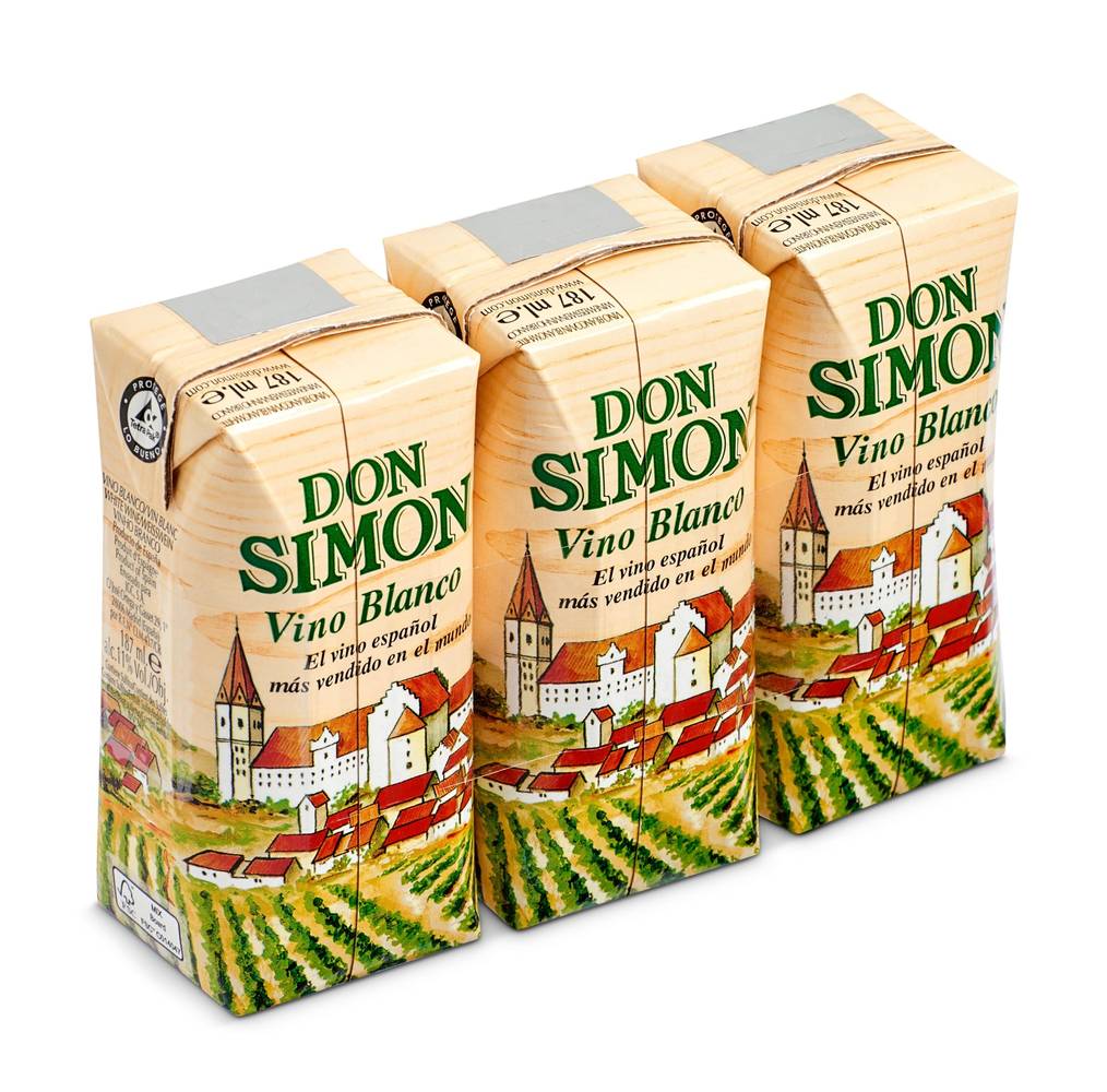 Vino Blanco Don Simón Brik 3 X 18.7 Cl