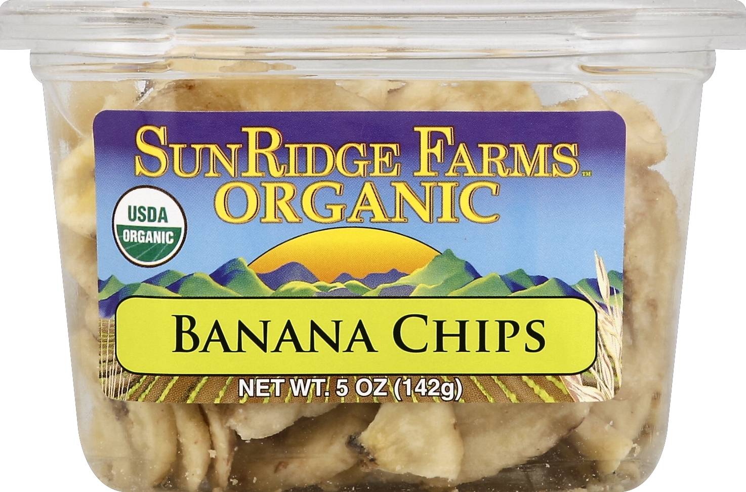 SunRidge Farms Organic Banana Chips (5 oz)