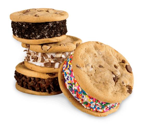 Ice Cream Cookie Sandwich Variety 4-Pack - Ready Now