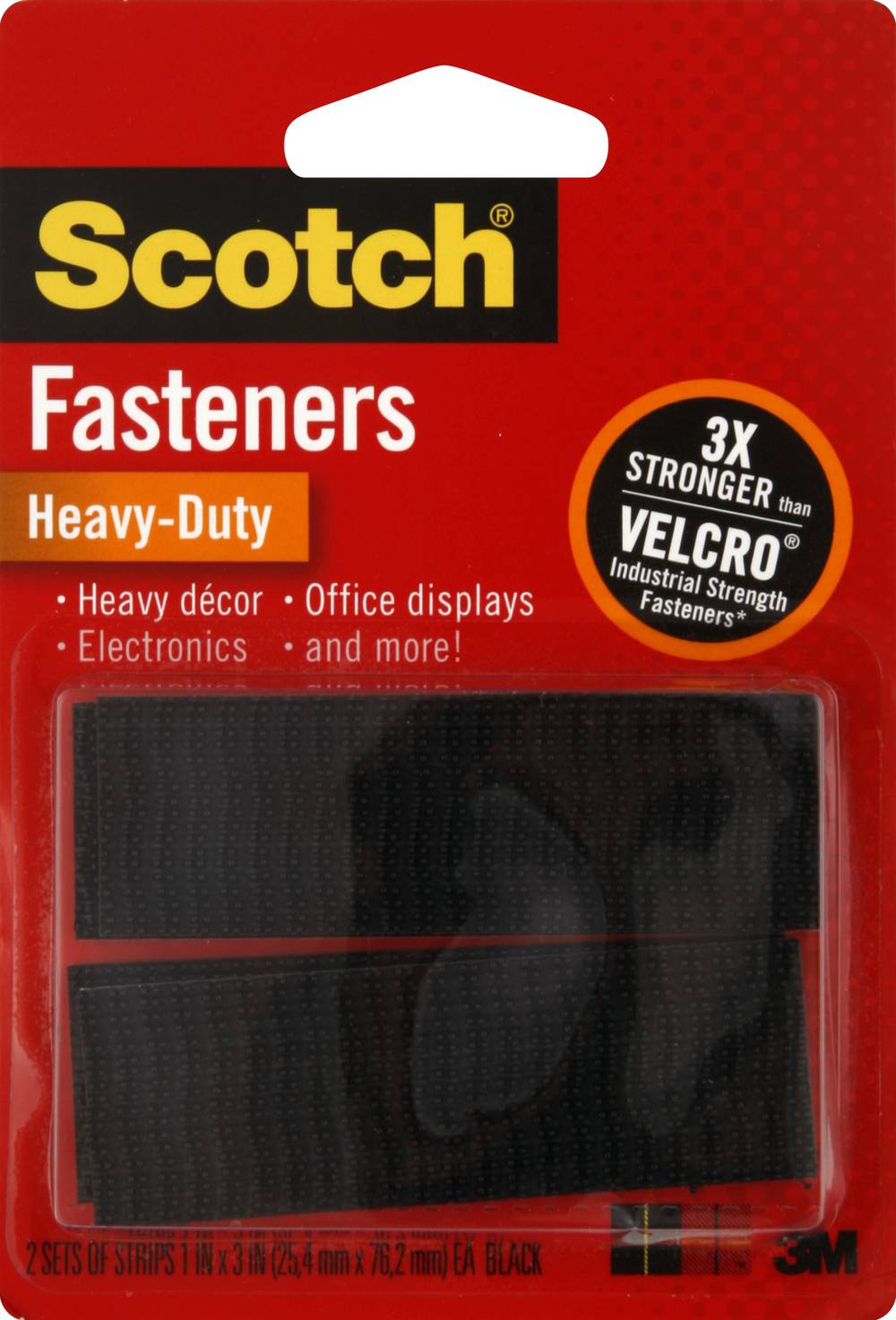 Scotch Black Heavy Duty Fasteners