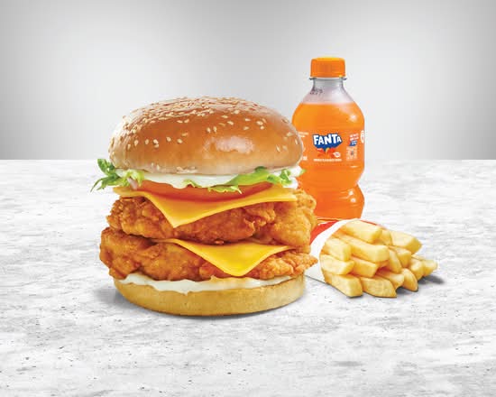 Double Big Boss Burger Meal