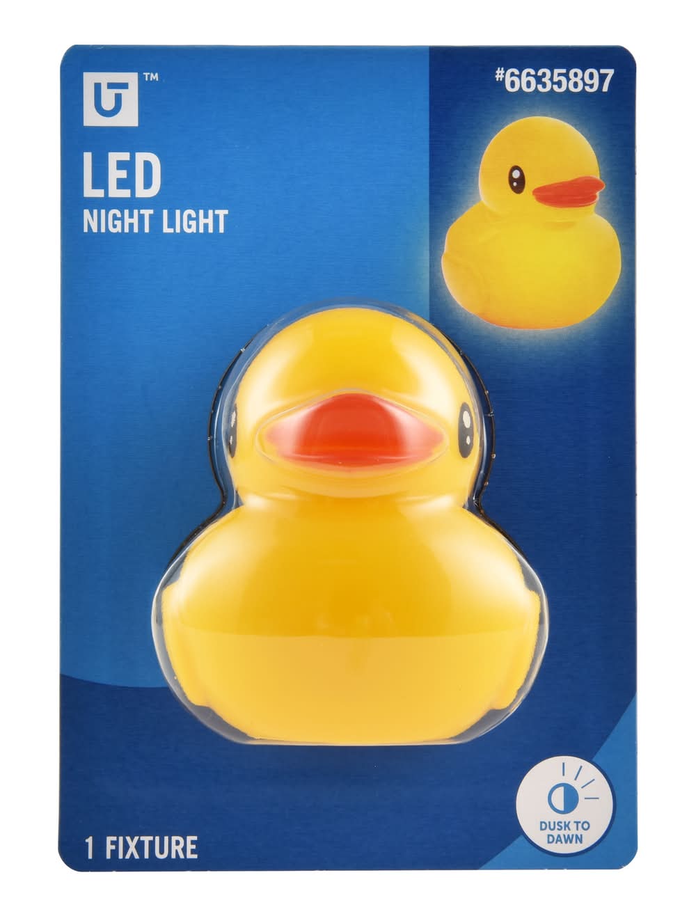 Utilitech Yellow LED Auto On/Off Night Light