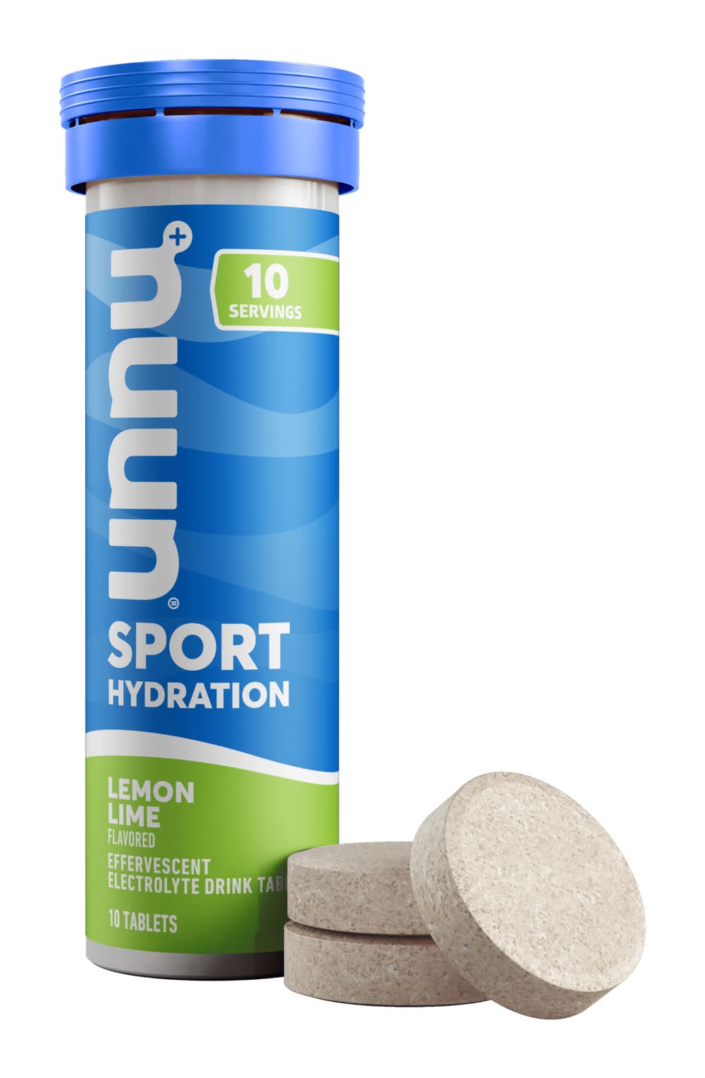 Nuun Sport Hydration Dietary Supplement Tablets, Lemon Lime (10 ct)