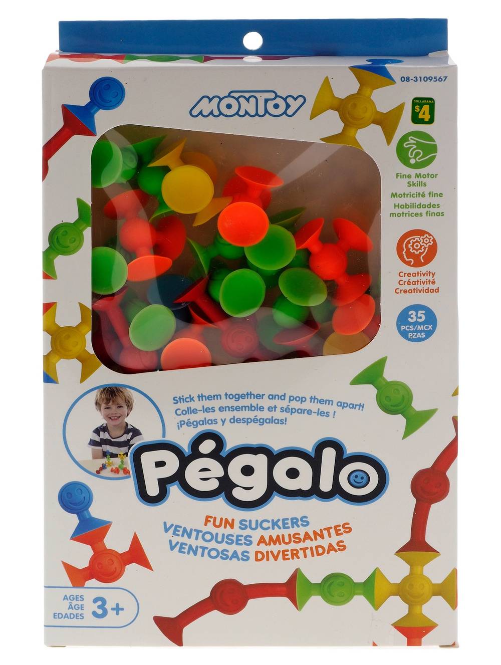 Pegalo Mini Fun Suckers (35 ct)