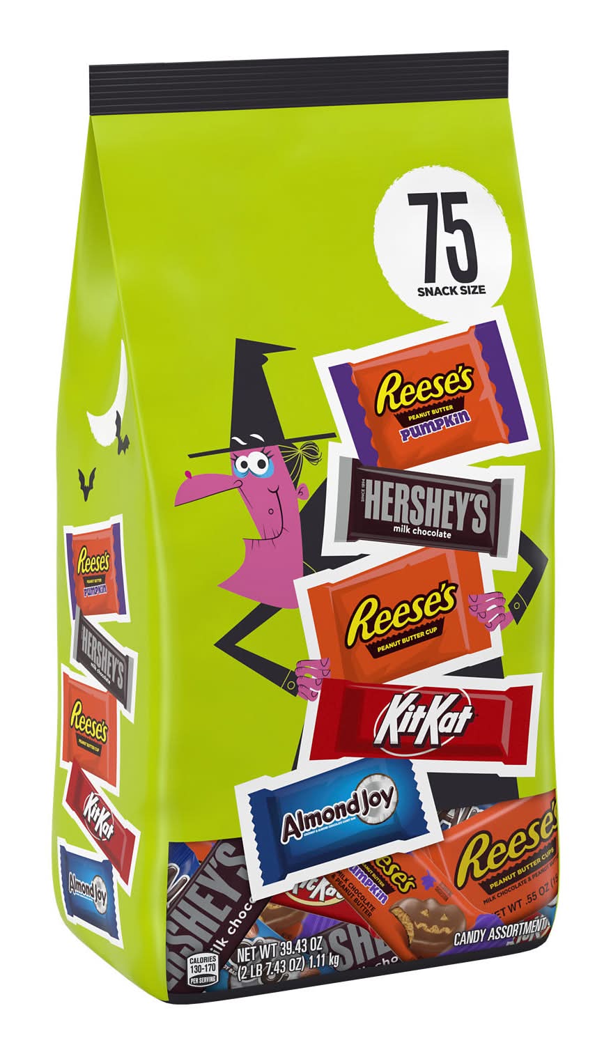 Hershey's Halloween Variety pack Candies (39.43 oz, 75 ct)