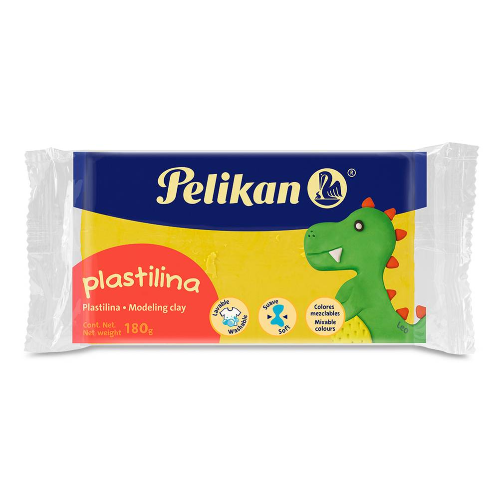 Pelikan · Plastilina amarilla (180 g)