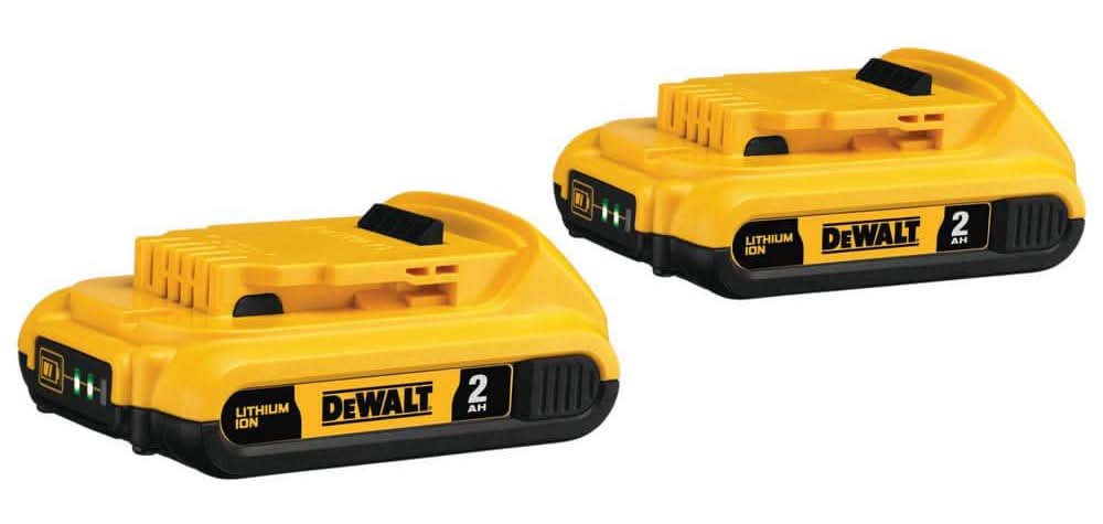 Dewalt 20V Max Lithium-Ion 2. 0Ah Battery (2-Pack)