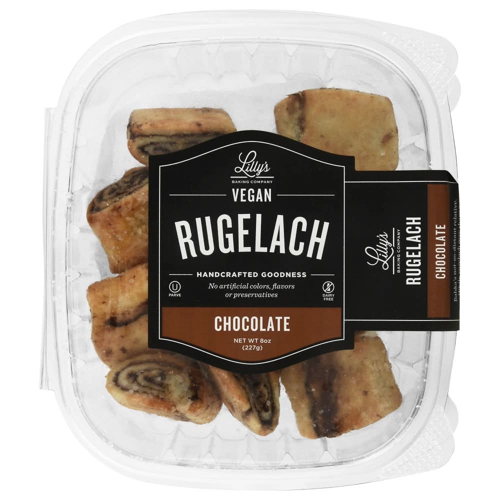 Lilly’s Baking Co. Natural Vegan Rugelach, Chocolate (8 oz)