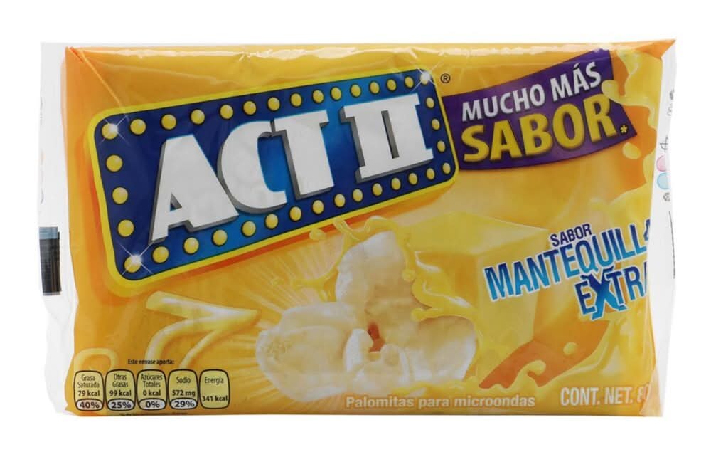 Act II · Palomitas para microondas, mantequilla (80 g)