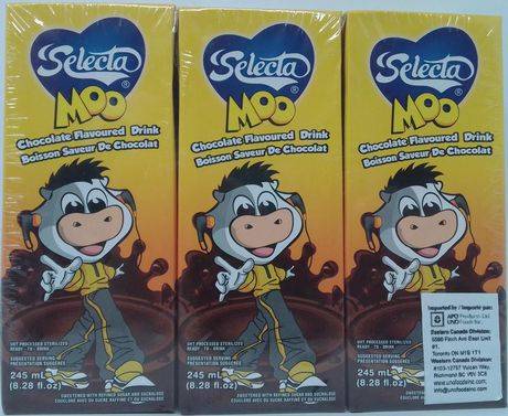 Selecta Moo Chocolate Flavored Drink (3 x 245 ml)