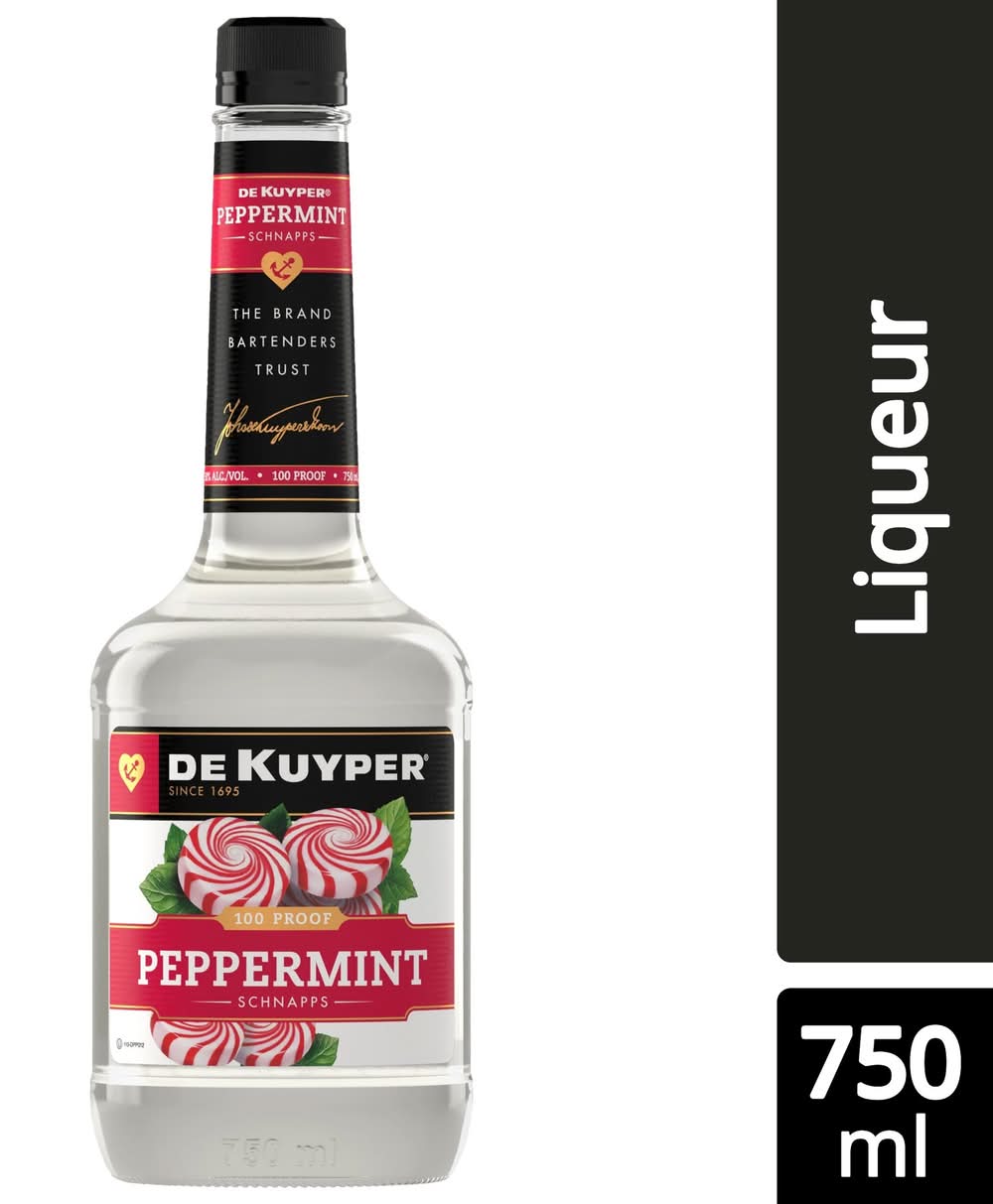 DeKuyper Peppermint Schnapps Liqueur (750 ml)