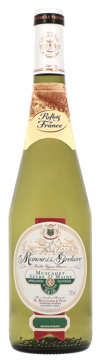 Reflets de France - Vin blanc val de loire aop muscadet (750ml)