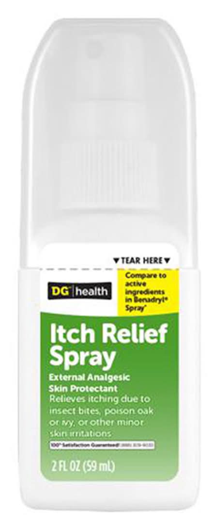 Dg Health Extra Strength Itch Relief Spray 2 Fl Oz