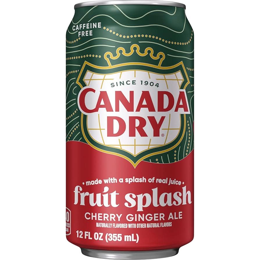 Canada Dry Fruit Splash Cerises Gingembre 335 ml