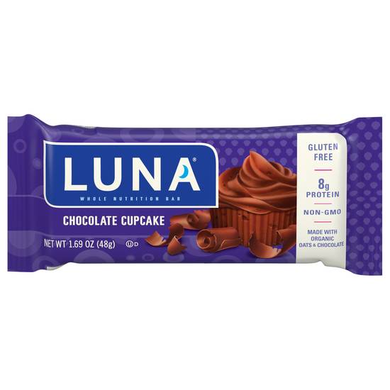 Luna Chocolate Cupcake Nutrition Bar (15 ct)