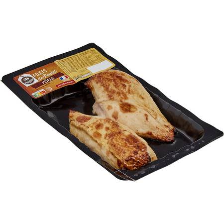 Filets de poulet rôtis Carrefour Original - la barquette de 2
