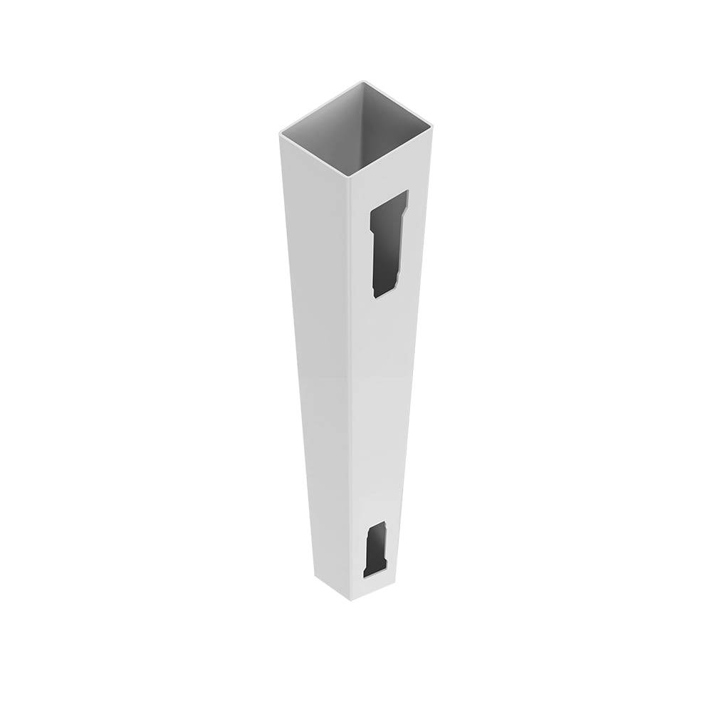 Freedom Emblem 9-ft H x 5-in W White Vinyl End Fence Post (Assembled) | 73014057