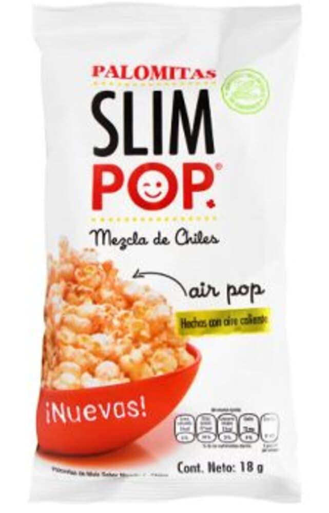 Slim Pop · Palomitas mezcla de chiles (18 g)