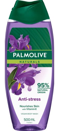 Palmolive Naturals Body Wash, , Anti-Stress With Ylang Ylang & Iris 500mL