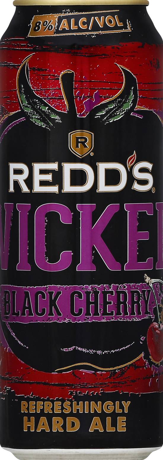 Redd's Wicked Black Cherry Beer (24 fl oz) Delivery Near You Uber Eats