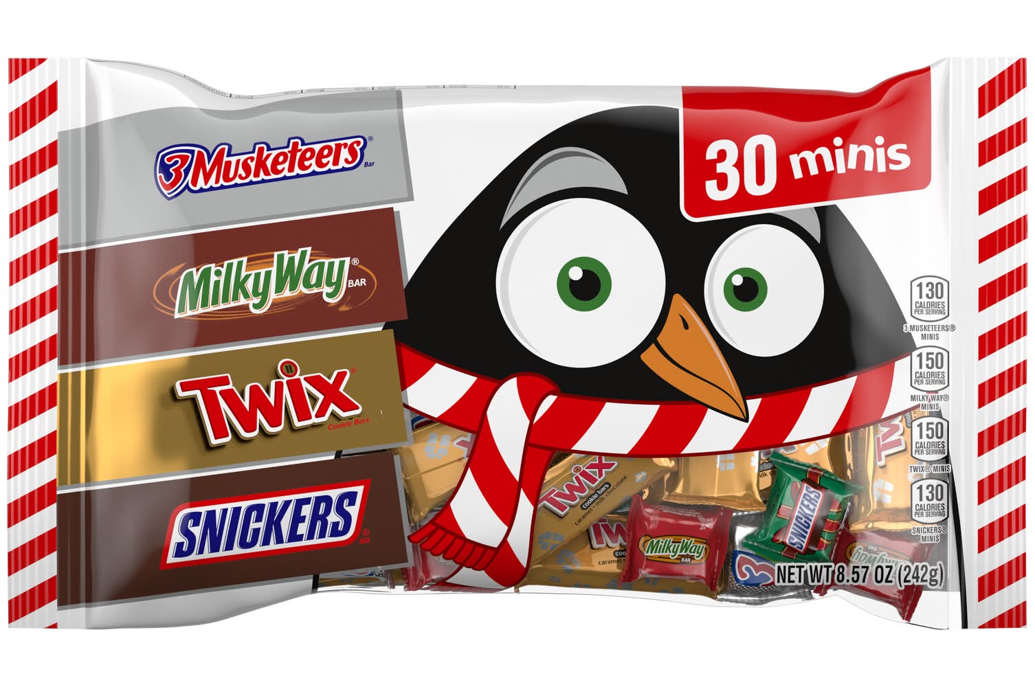 Mars Wrigley Assorted Minis Bars (8.57 oz, 30 ct)